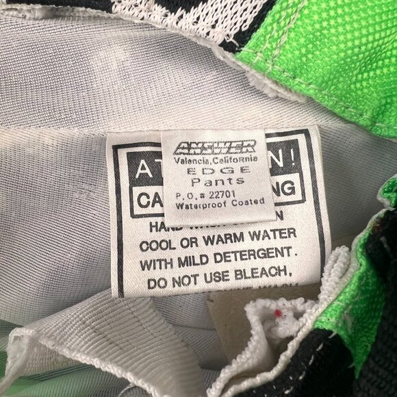 Answer Racing Concepts Motocross Boy's Pants Size 26 - Picture 6 of 10